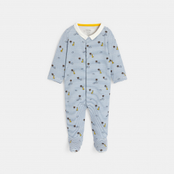 Obaibi Φορμάκι ύπνου interlock ριγέ, ζωάκια, για μωρά αγοράκια