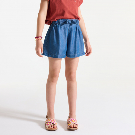 Okaidi Τζιν σορτς μπλε για κορίτσια