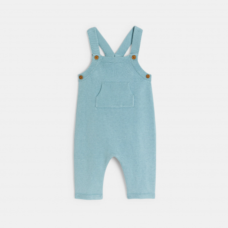 Obaibi Σαλοπέτα πλεκτή και φορμάκι μπλε για νεογέννητα αγοράκια