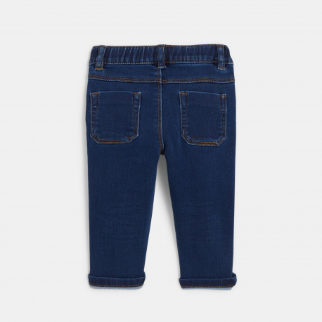 Okaidi Τζιν παντελόνι άνετο, ελαστικό μπλε unisex