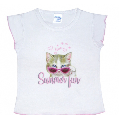Σετ μπλούζα και σορτσάκι Pretty baby Summer Fun 0-4 ετών
