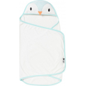 Πετσέτα με κουκούλα Τommee tippee Percy the Penguin Swaddle Dry 0-6 μηνών