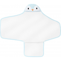 Πετσέτα με κουκούλα Τommee tippee Percy the Penguin Swaddle Dry 0-6 μηνών