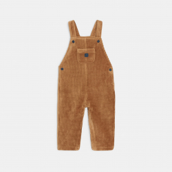 Obaibi Σαλοπέτα από κοτλέ βελούδο σε ανοιχτό καφέ για μωρά αγοράκια