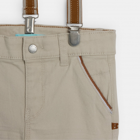 Obaibi Βερμούδα με τιράντες για μωρά αγοράκια