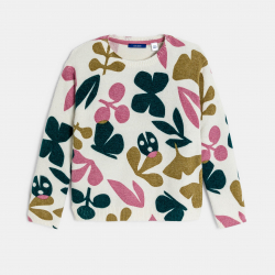 Okaidi Πουλόβερ με τυπωμένα σχέδια φλοράλ για κορίτσια