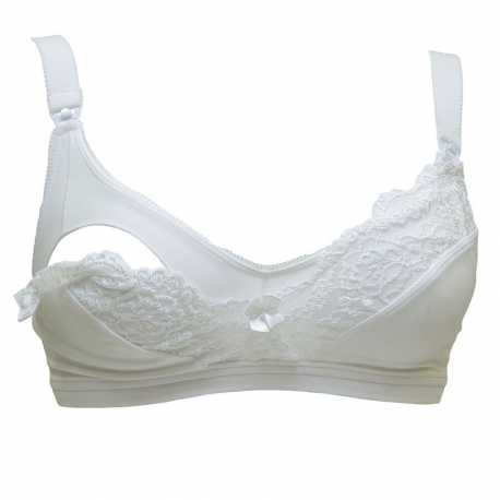 Δαντελένιο σουτιέν θηλασμού Carriwell Microfibre Lace Nursing Bra 3XL