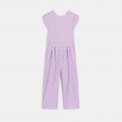 Okaidi Combinaison a pois violette Fille