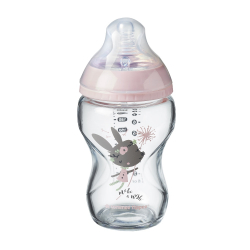 Μπιμπερό Tommee Tippee Closer to nature αργής ροής 250ml 0m+ (1τμχ)