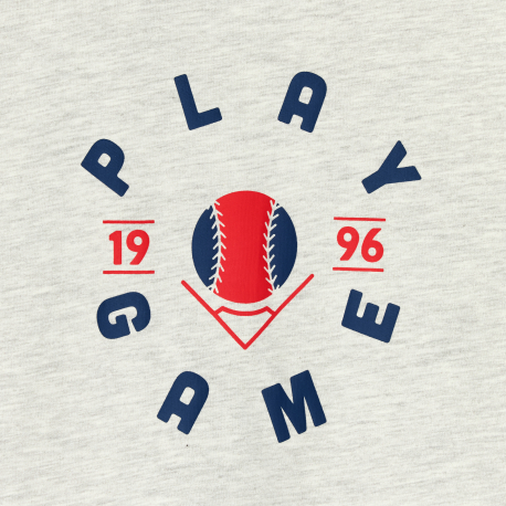 Okaidi Μπλούζα κοντομάνικη με μήνυμα, γκρι για αγόρια