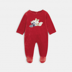 Obaibi Φορμάκι ύπνου από βελούδο, ζωάκια, κόκκινο για μωρά unisex