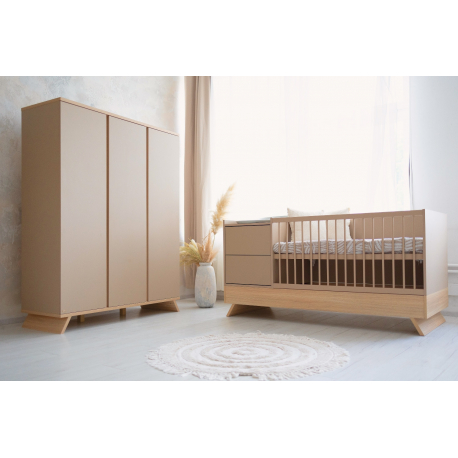 Πολυμορφικό κρεβάτι Faktum Sienna 3in1 Cappuccino