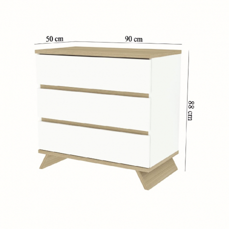 Συρταριέρα Faktum Sienna White