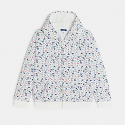 Okaidi Φούτερ  με κουκούλα με τυπωμένα σχέδια για κορίτσια