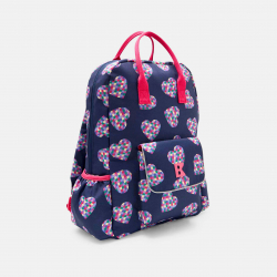 Okaidi Σακίδιο πλάτης με τυπωμένα σχέδια ροζ λεοπάρ για κορίτσια