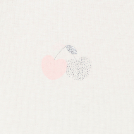 Obaibi Φορμάκι με μεγάλη λαιμόκοψη, κεράσι, λευκό για μωρά κοριτσάκια (σετ των 3)