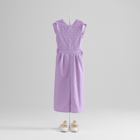 Okaidi Combinaison a pois violette Fille