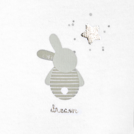 Obaibi Κορμάκι κοντομάνικο με μεγάλη λαιμόκοψη (σετ των 3)