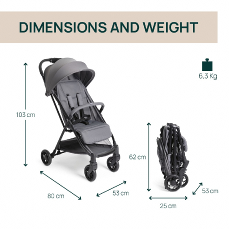 Καρότσι Chicco Urbino Grayness