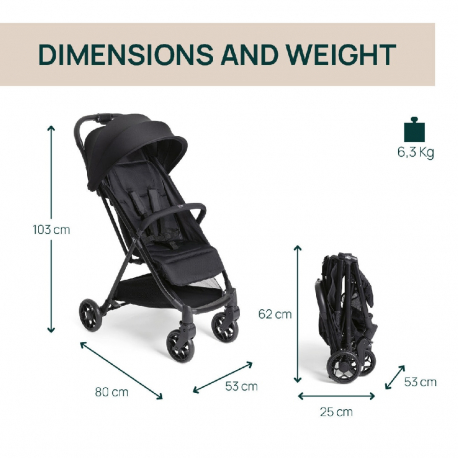 Καρότσι Chicco Urbino Black