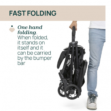 Καρότσι Chicco Taormina Charcoal