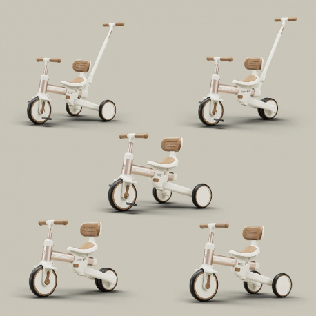 Τρίκυκλο και ποδήλατο ισορροπίας Lecoco® Walker S3 Καφέ