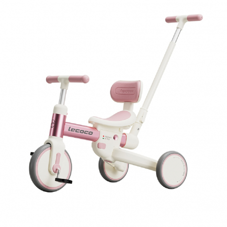 Τρίκυκλο και ποδήλατο ισορροπίας Lecoco® Walker S3 Ροζ