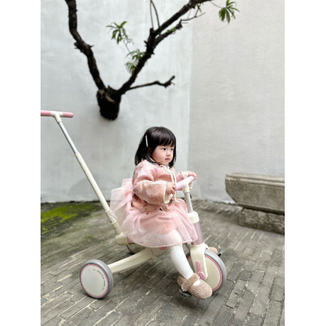 Τρίκυκλο και ποδήλατο ισορροπίας Lecoco® Walker S3 Ροζ