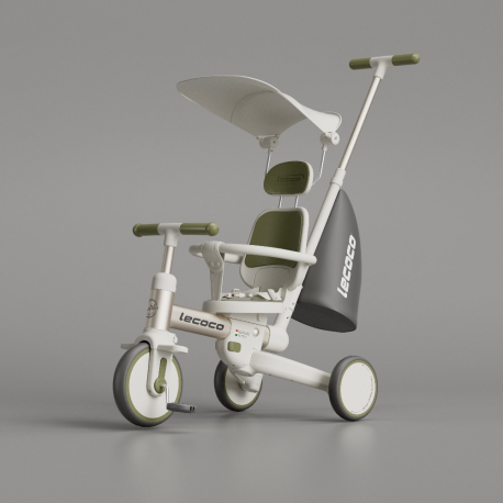 Τρίκυκλο ποδήλατο Lecoco® Walker S3max με δακτύλιο ασφαλείας Πράσινο