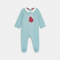 Obaibi Φορμάκι ύπνου βαμβακερό με αχλάδια, πράσινο για μωρά κοριτσάκια