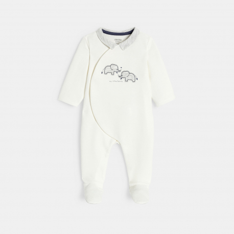 Obaibi Φορμάκι ύπνου από κοτλέ βελούδο, ελέφαντας, για μωρά αγοράκια