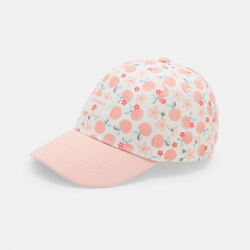 Obaibi Casquette abricot bebe fille
