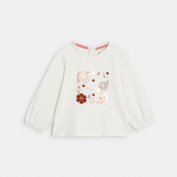 Obaibi Μπλούζα μπεζ με μοτίφ ζώα για μωρά κοριτσάκια