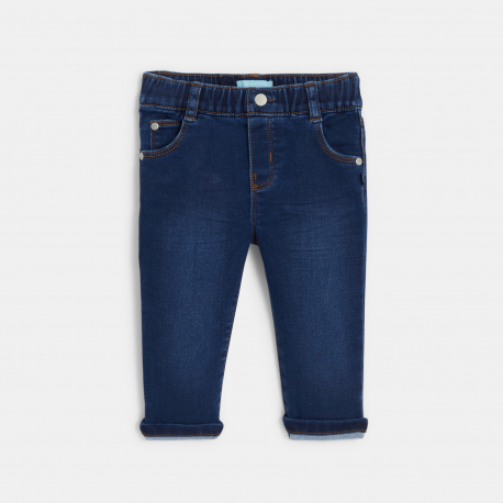 Okaidi Τζιν παντελόνι άνετο, ελαστικό μπλε unisex