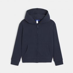 Okaidi Φούτερ με φερμουάρ και κουκούλα πράσινο για αγόρια