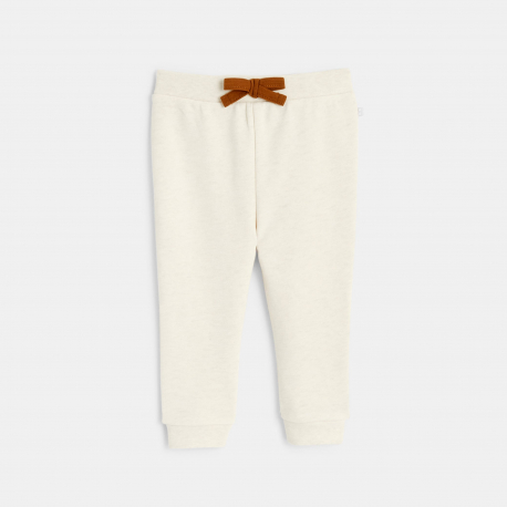 Obaibi Παντελόνι φόρμας από χνουδωτό ύφασμα ροζέ για μωρά κοριτσάκια