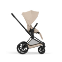 Καρότσι και port-bebe Cybex Platinum Priam Comfort Matt Black - Cozy Beige