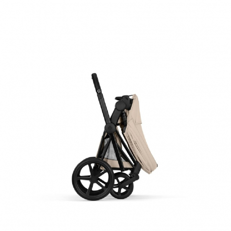 Καρότσι και port-bebe Cybex Platinum Priam Comfort Matt Black - Cozy Beige