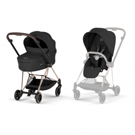 Καρότσι και port-bebe Cybex Platinum Mios Comfort Rosegold - Sepia Black