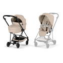 Καρότσι και port-bebe Cybex Platinum Mios Comfort Matt Black - Cozy Beige