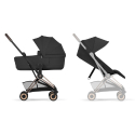 Καρότσι και port-bebe Cybex Platinum Coya Comfort Rosegold - Sepia Black