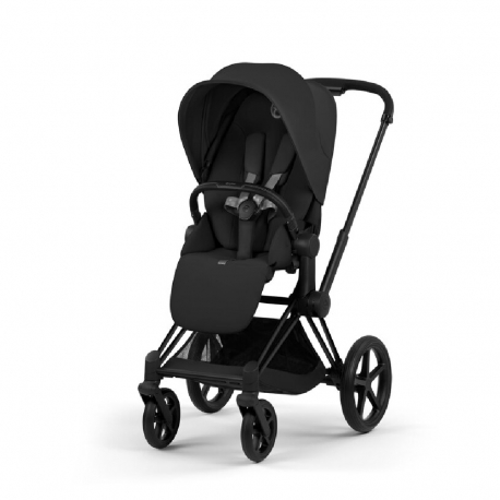 Καρότσι και port-bebe Cybex Platinum Priam Comfort Matt Black - Sepia Black