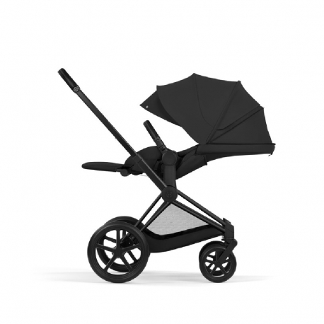 Καρότσι και port-bebe Cybex Platinum Priam Comfort Matt Black - Sepia Black