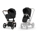 Καρότσι και port-bebe Cybex Platinum Priam Comfort Rosegold - Sepia Black