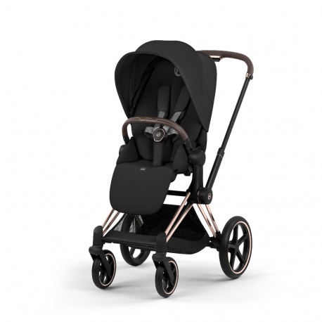 Καρότσι και port-bebe Cybex Platinum Priam Comfort Rosegold - Sepia Black