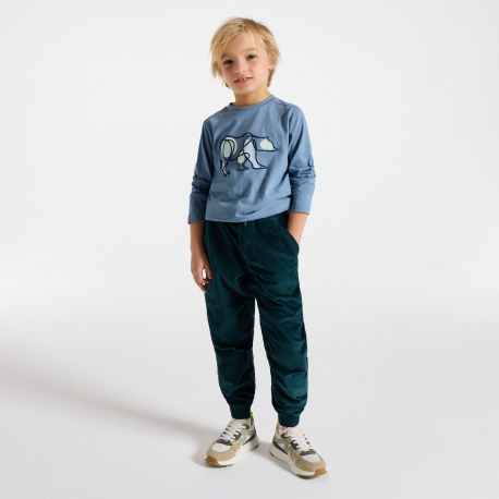 Okaidi Μπλούζα με μοτίφ, μπλε, αρκουδάκι για αγόρια