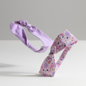 Obaibi Headband a noeud mauve bebe fille (lot de 2)