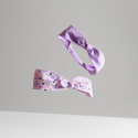 Obaibi Headband a noeud mauve bebe fille (lot de 2)