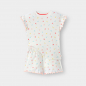 Okaidi Ensemble de pyjama blanc a motif floral fille