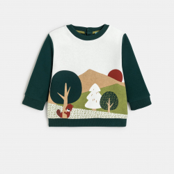 Obaibi Φούτερ πράσινο για μωρά αγοράκια